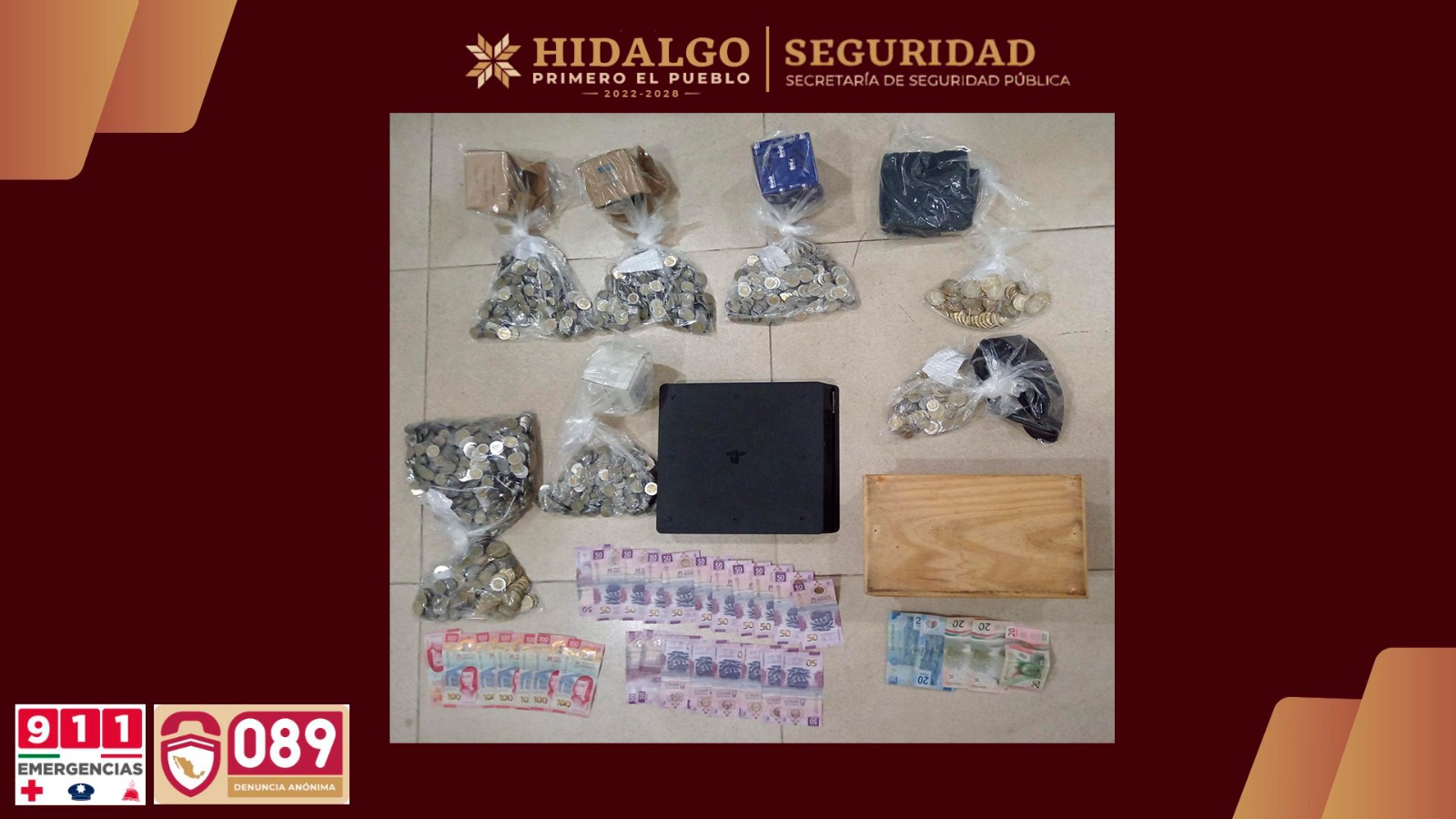 Policía Estatal asegura a implicados en robos a casa habitación en zona metropolitana